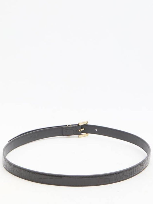 Luxury Saint Laurent Cassandre Thin Belt