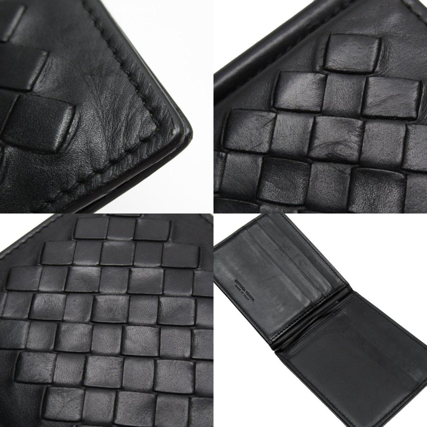 Luxury Bottega Veneta  Leather Bill Wallet (Bi-Fold) ()