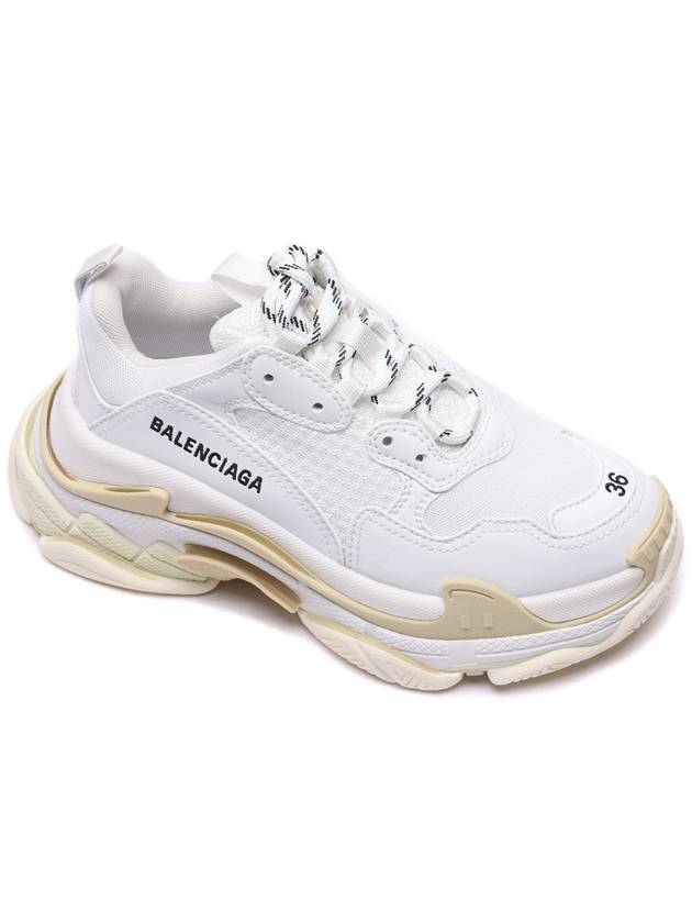 Luxury Balenciaga Triple S Low-Top Sneakers White