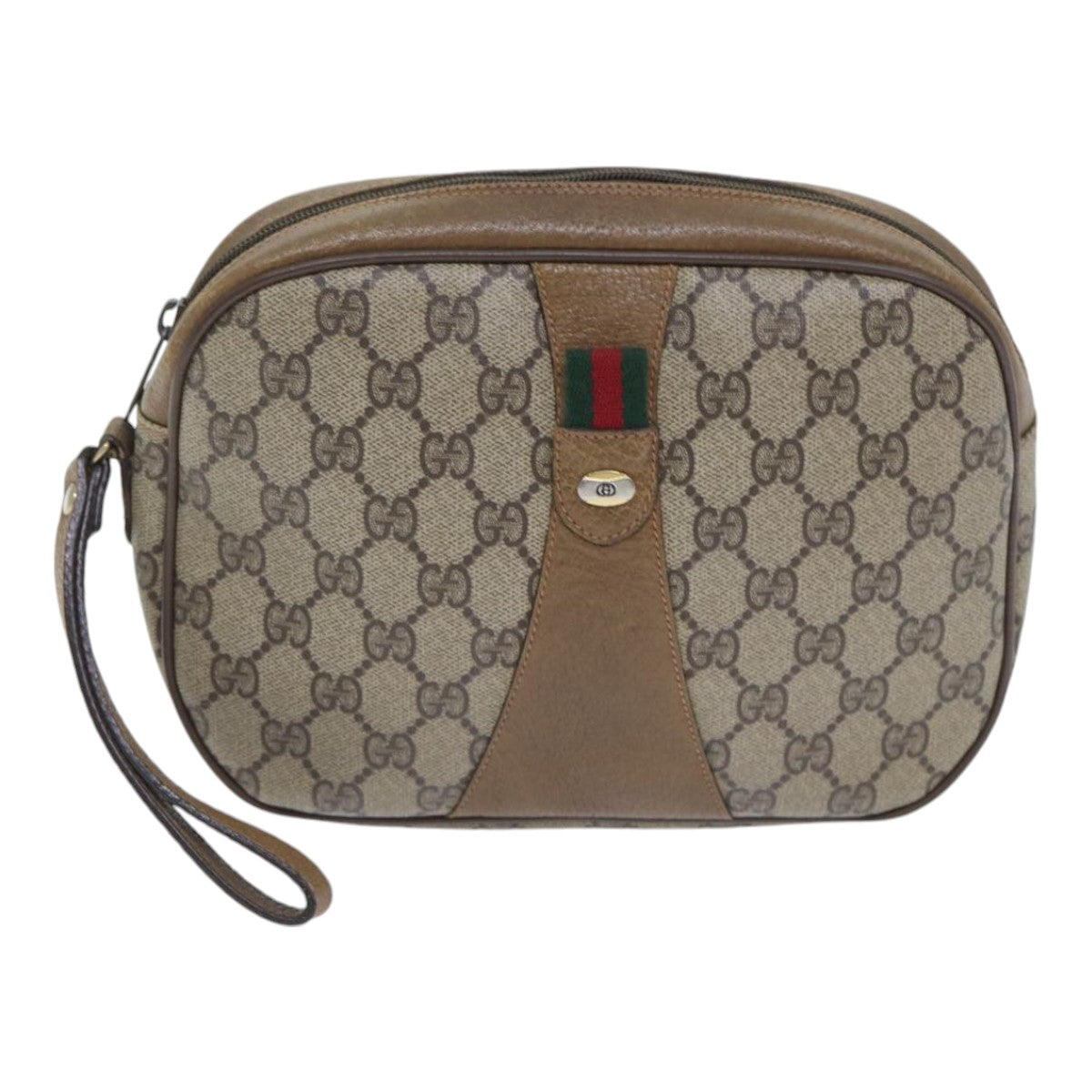 Luxury Gucci Trending 2025 Sherry  Canvas Clutch Bag