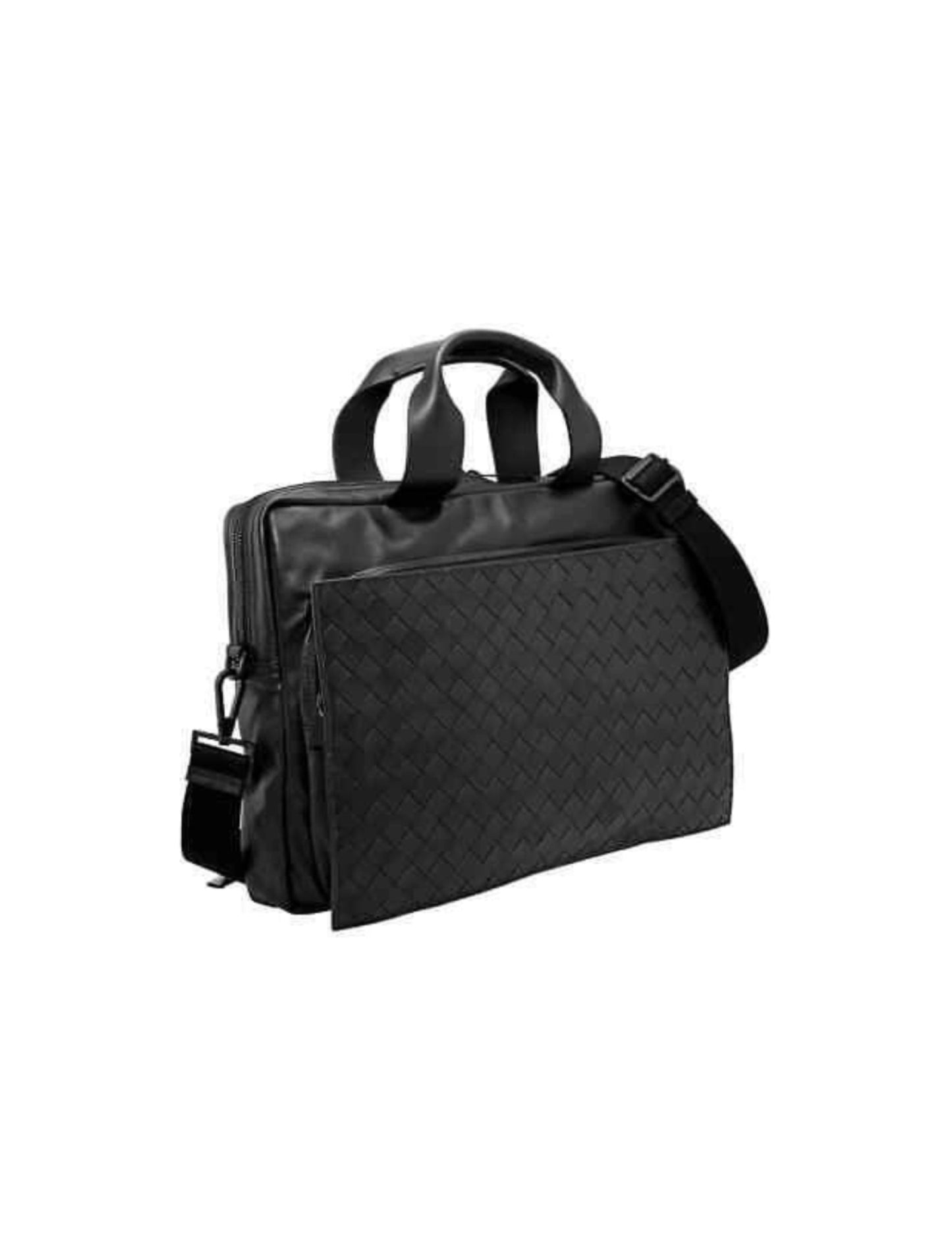 Luxury Bottega Veneta Intrecciato Ultra-Light Leather Briefcase