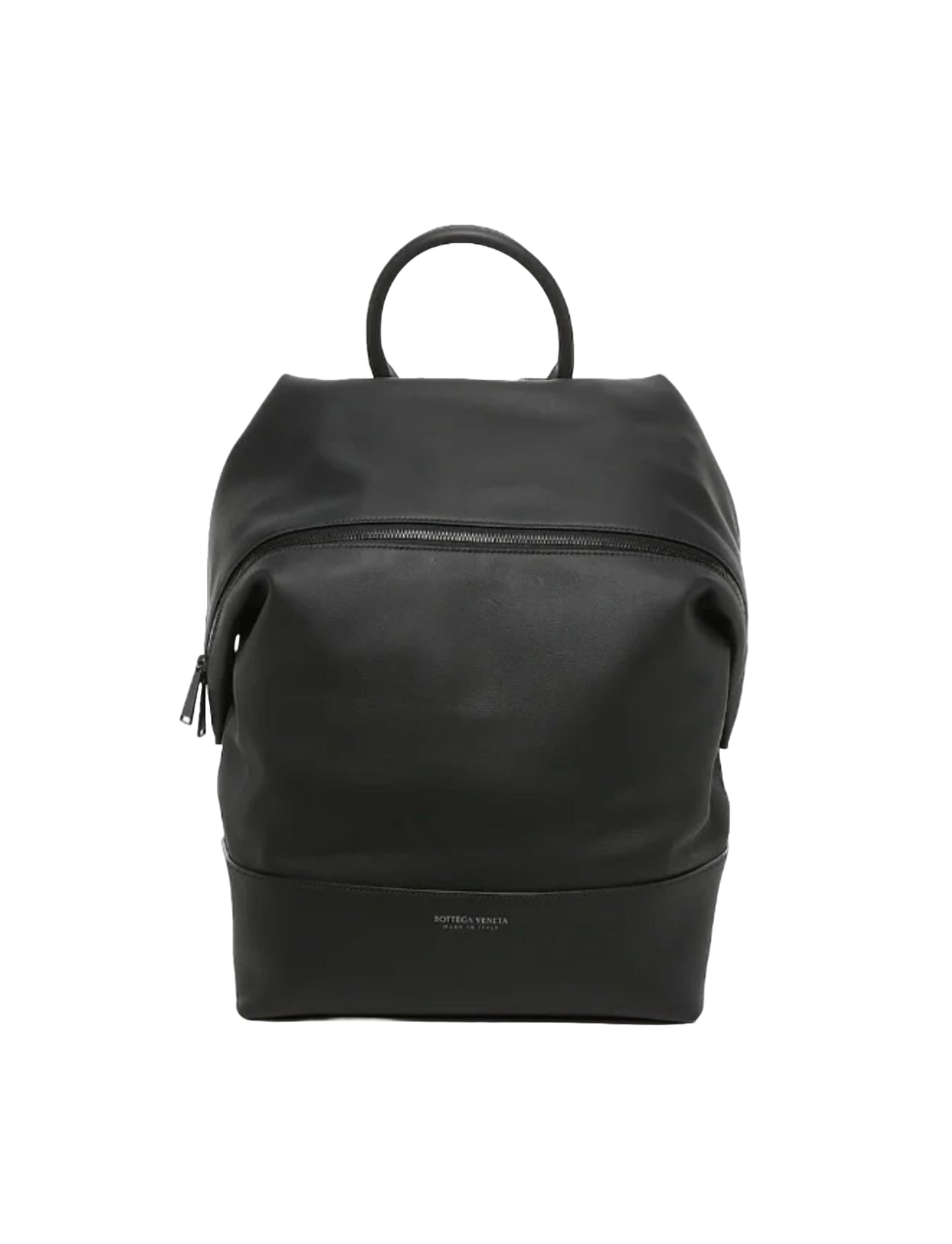 Luxury Bottega Veneta Leather Black Backpack