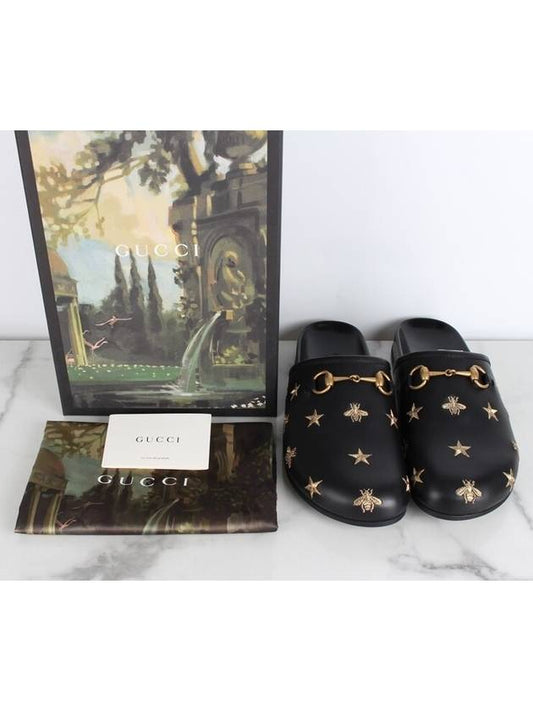 Balenciaga Luxury Gucci Trending 2025 Horsebit Embroidered Mule Sandals 8 270