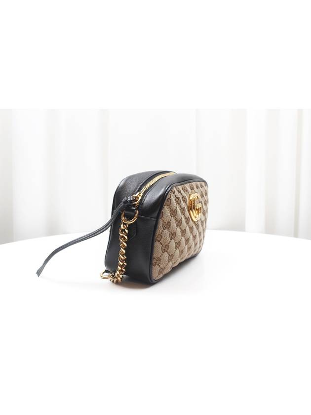 Luxury Gucci Trending 2025 GG Marmont Small Canvas Leather Quilted Cross Bag 447632