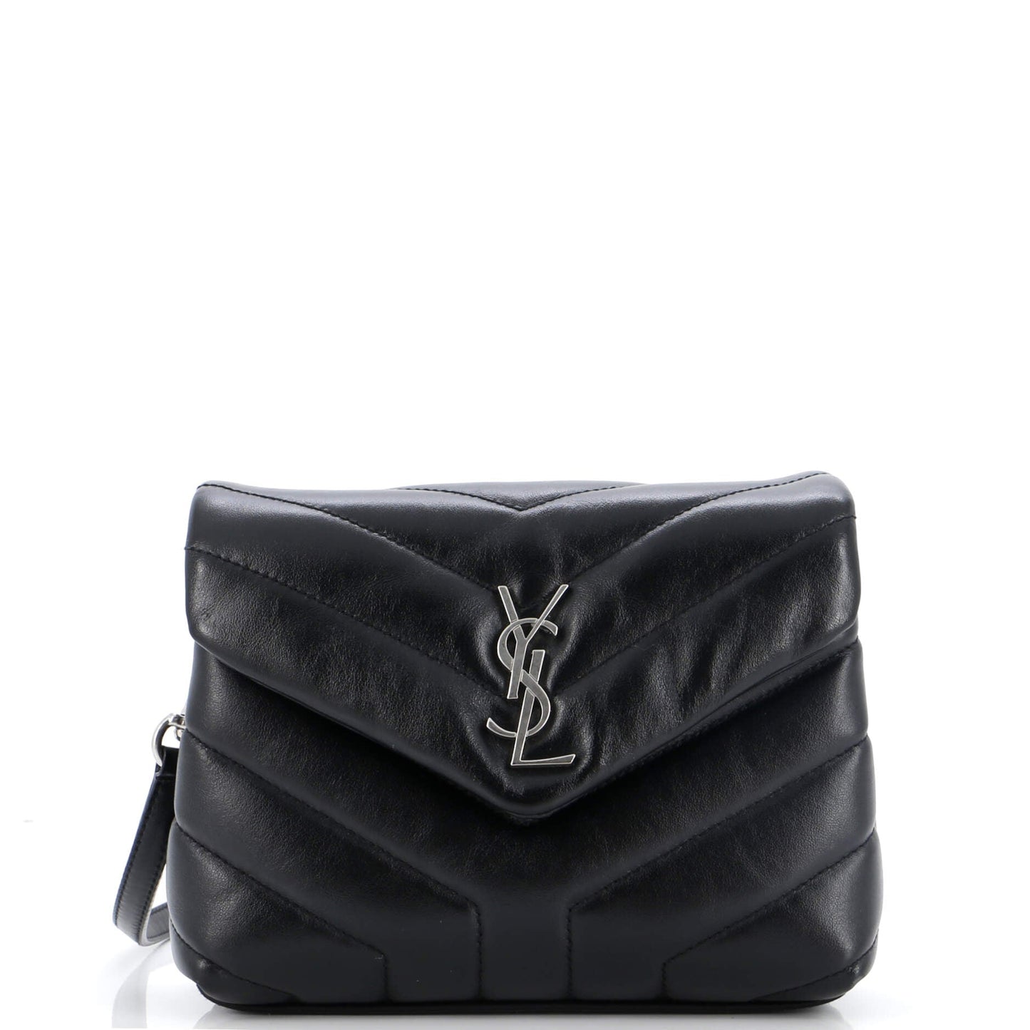 Luxury Saint Laurent Loulou Shoulder Bag Matelasse Chevron Leather Toy