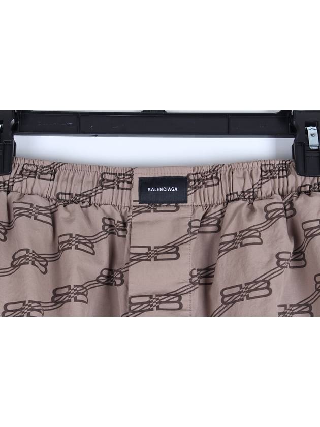 Luxury Balenciaga BB logo cotton shorts