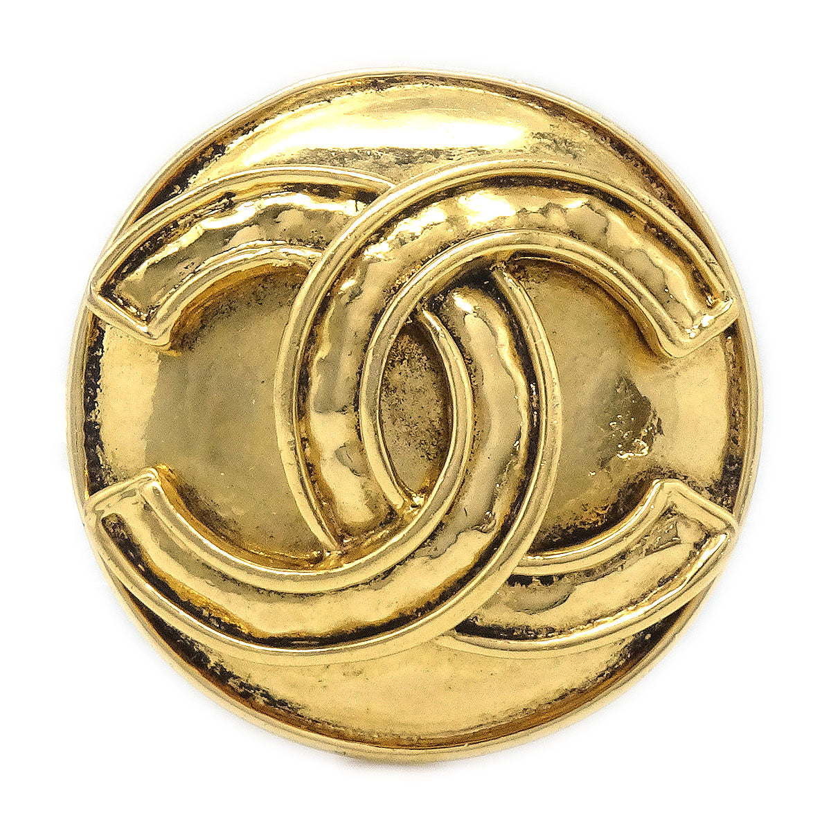 Luxury Chanel 1994 Brooch Pin Corsage Gold 94P