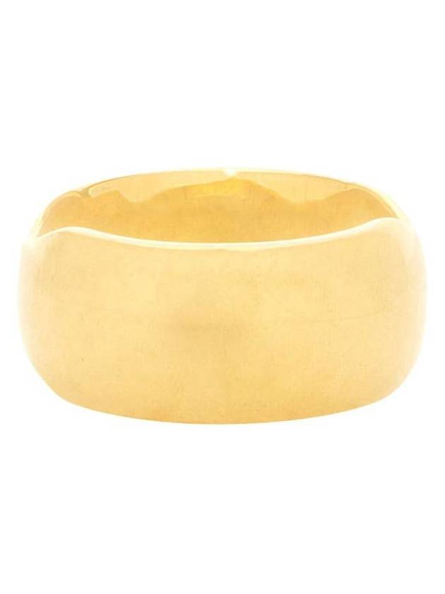 Luxury Balenciaga engraved logo polished finish ring 765847TZ99G