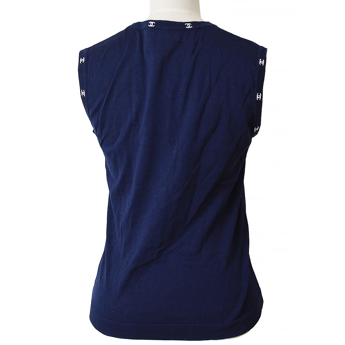 Luxury Chanel CC embroidery knitted top #40