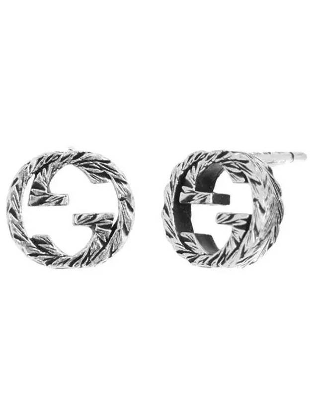 Luxury Gucci Trending 2025 Interlocking G Earrings Silver YBD457109001