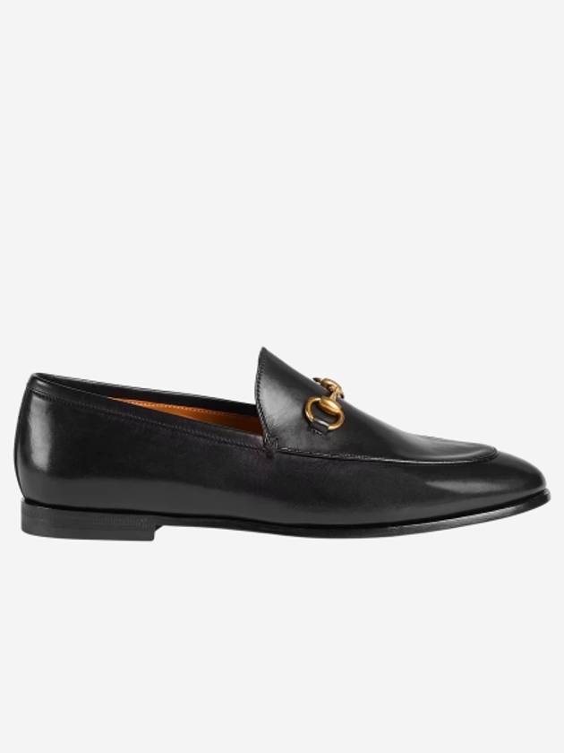 Luxury Gucci Trending 2025 Women's Jordaan Horsebit Leather Loafers Black