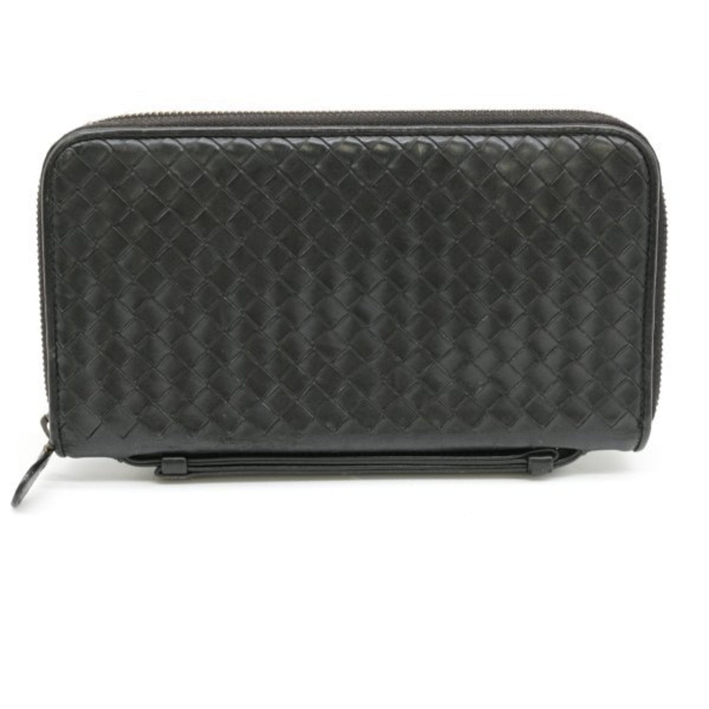 Luxury Bottega Veneta Intrecciato  Leather Long Wallet (Bi-Fold) ()