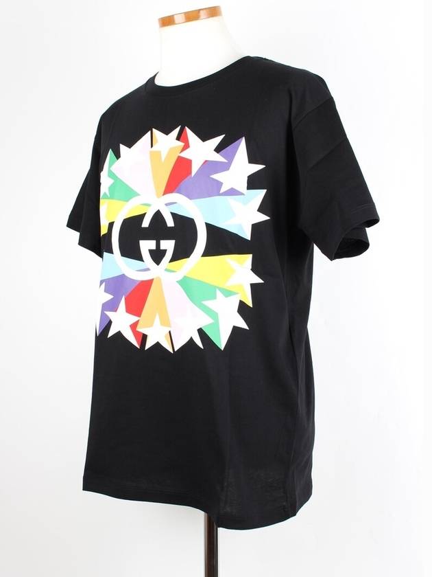 Luxury Gucci Trending 2025 Starburst Printing Short Sleeve S