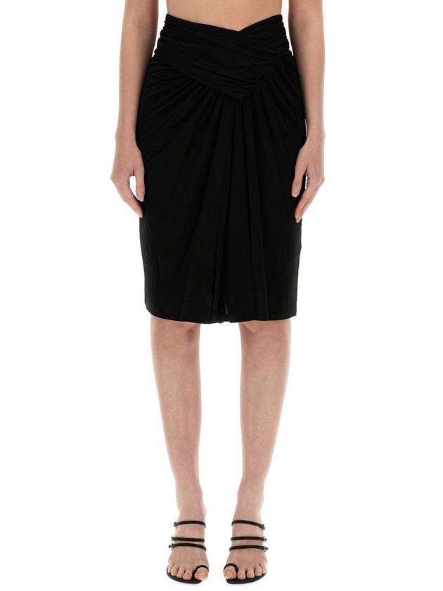Luxury Saint Laurent Midi Skirt 776439 Y7F981000