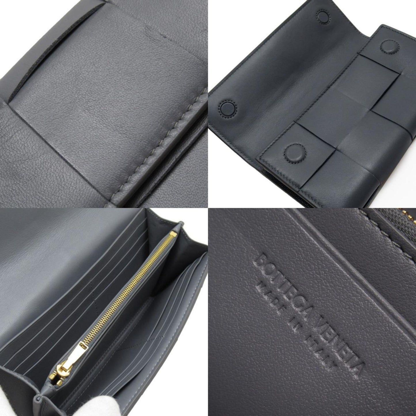 Luxury Bottega Veneta  Leather Long Wallet (Bi-Fold) ()