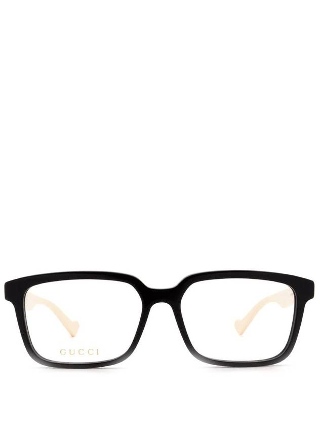 Luxury Gucci Trending 2025 Eyewear Square Acetate Eyeglasses Black