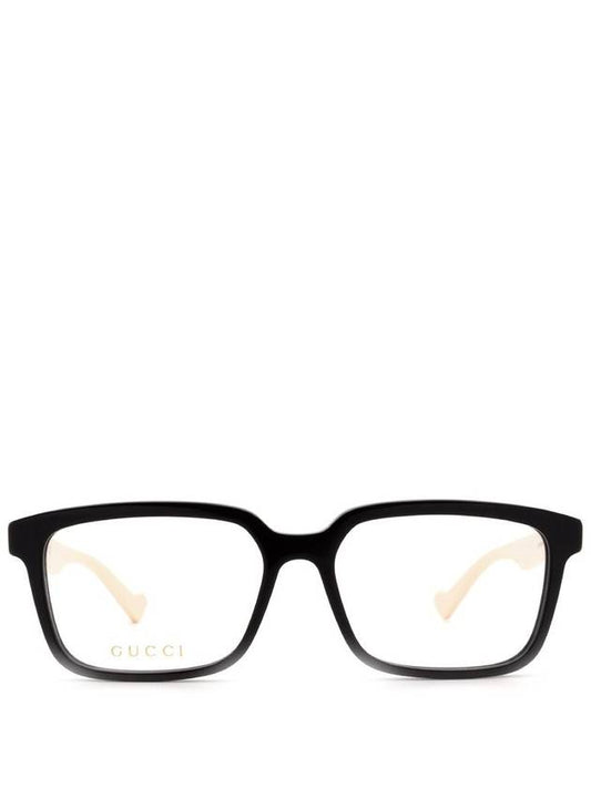 Luxury Gucci Trending 2025 Eyewear Square Acetate Eyeglasses Black