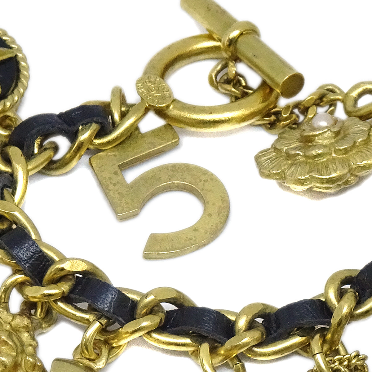 Luxury Chanel Icon Bracelet Gold 94A