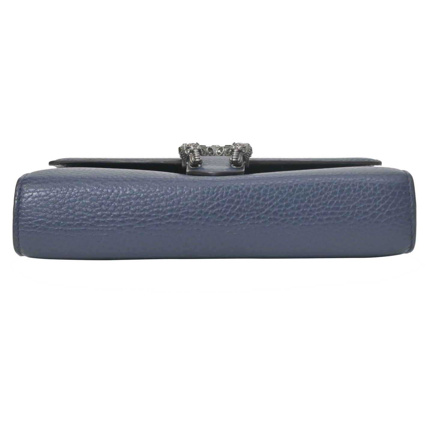 Luxury Gucci Trending 2025 Dionysus Mini Chain Bag in Navy Blue Leather