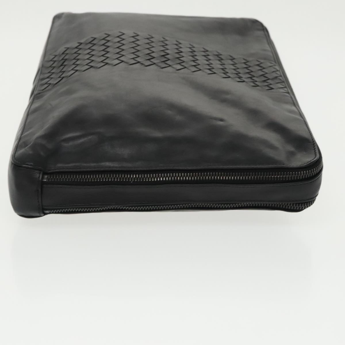 Luxury Bottega Veneta Intrecciato  Leather Clutch Bag ()