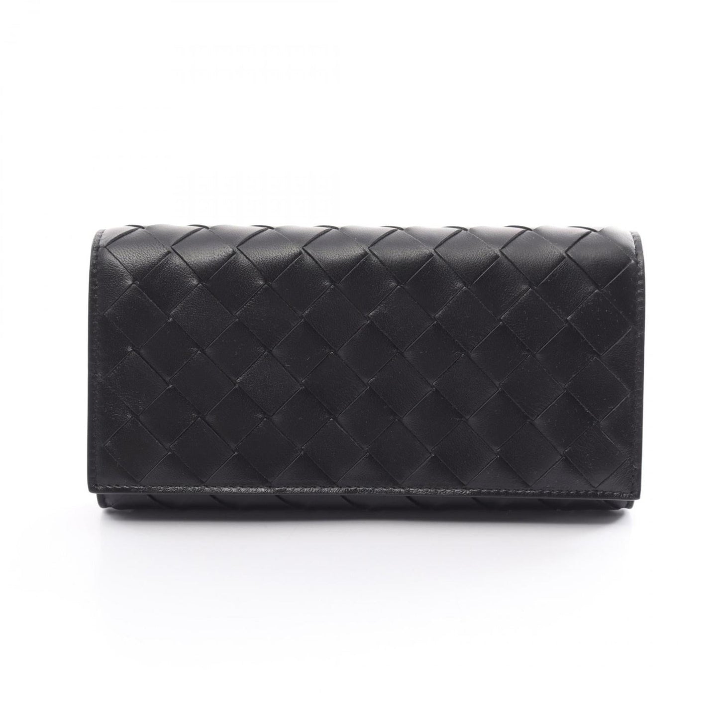 Luxury Bottega Veneta  Leather Long Wallet (Bi-Fold)