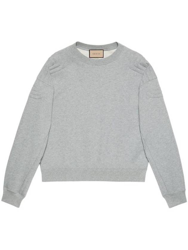 Luxury Gucci Trending 2025 Men's Back Logo Sweatshirt Grey