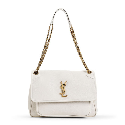Luxury Saint Laurent Women's Niki Cream-Coloured Medium Bag in Yellow | 633178AACYT
