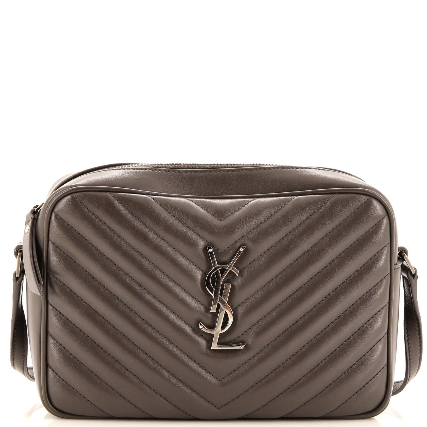 Luxury Saint Laurent Lou Camera Bag Matelasse Chevron Leather Small