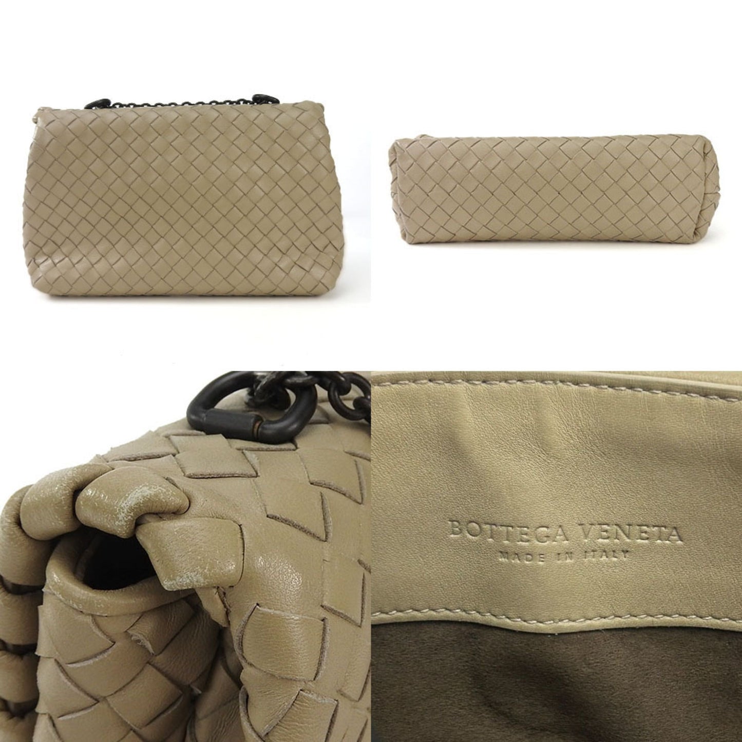 Luxury Bottega Veneta Intrecciato  Leather Shoulder Bag ()