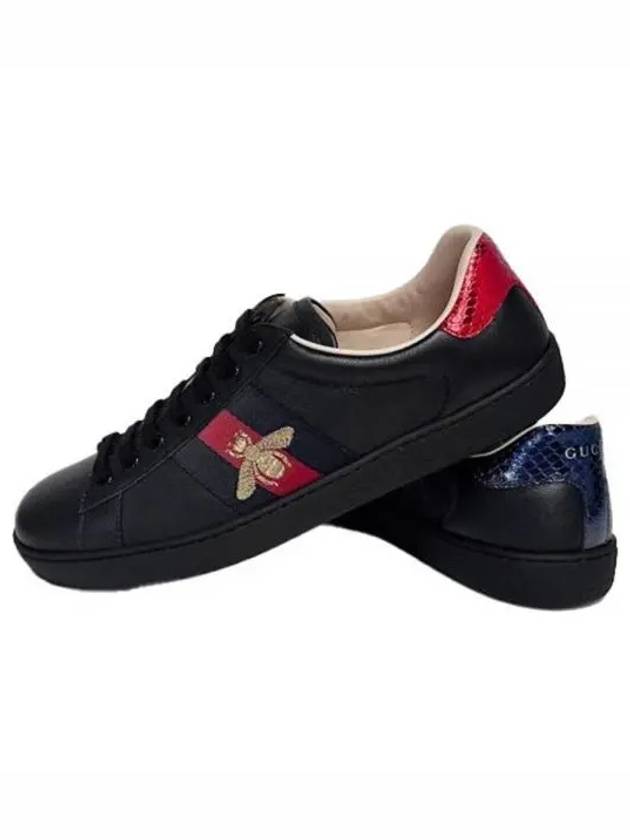 Luxury Gucci Trending 2025 Ace Bee Low Top Sneakers Black