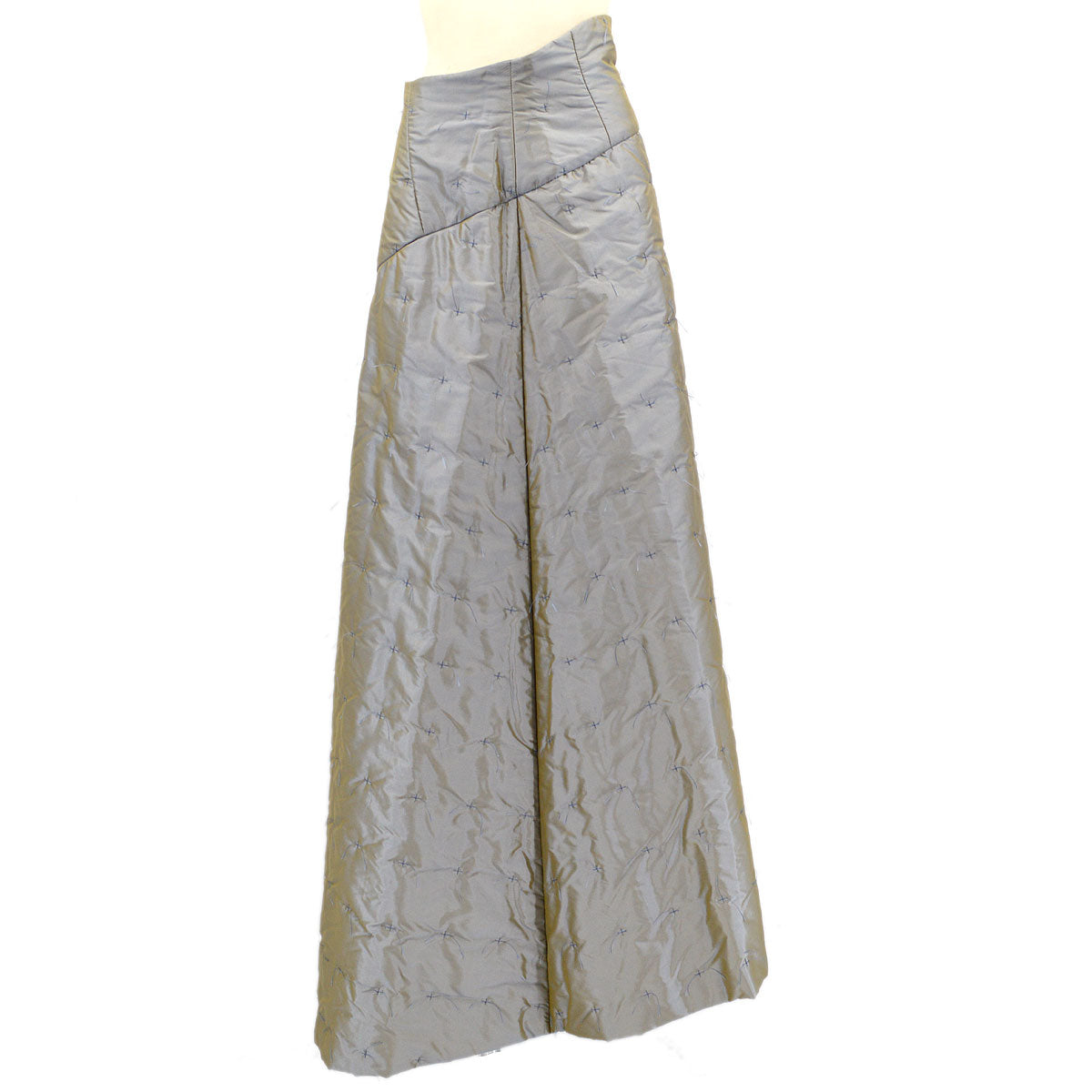 Luxury Chanel 1999 Fall quilted A-line skirt #38