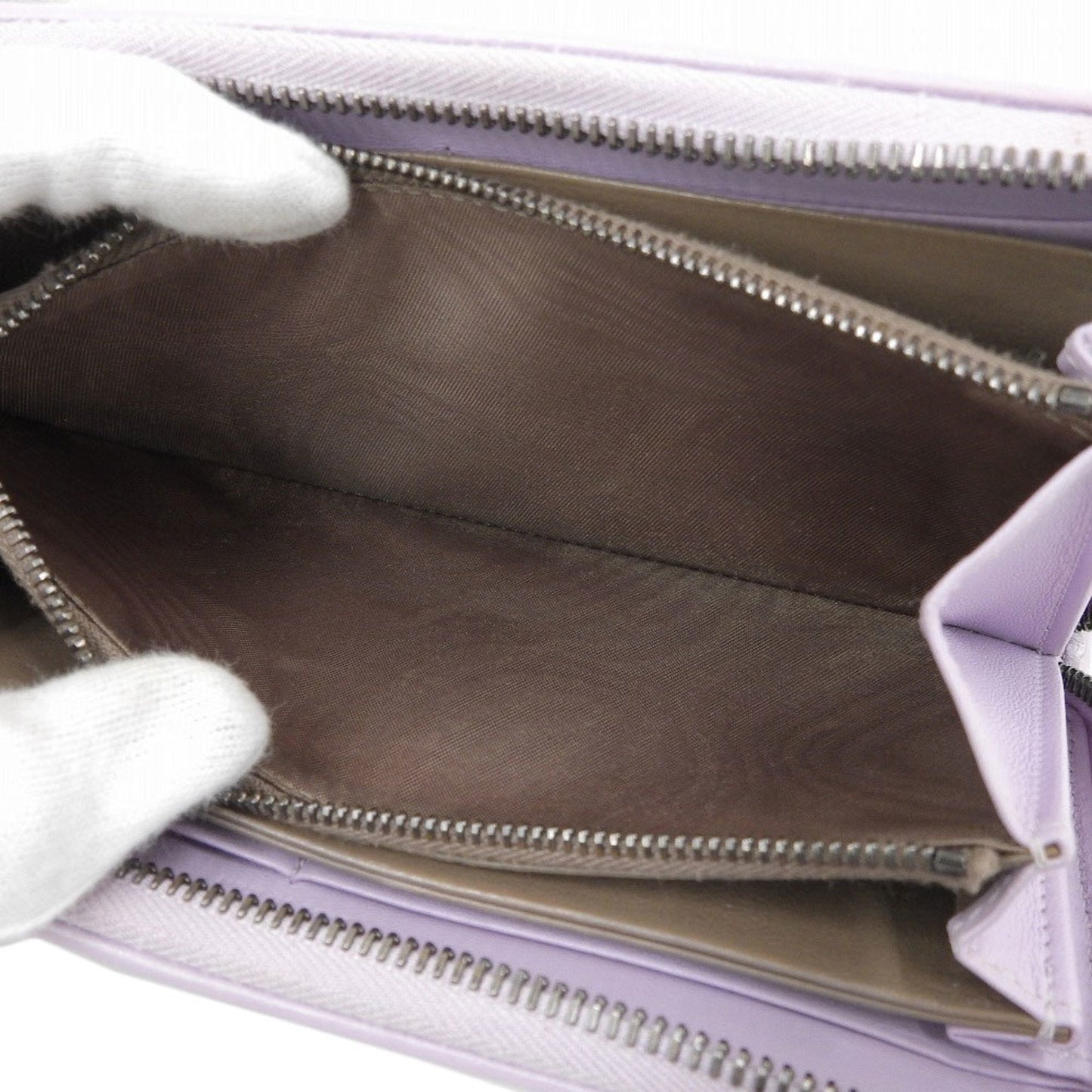 Luxury Bottega Veneta Intrecciato  Leather Long Wallet (Bi-Fold) ()