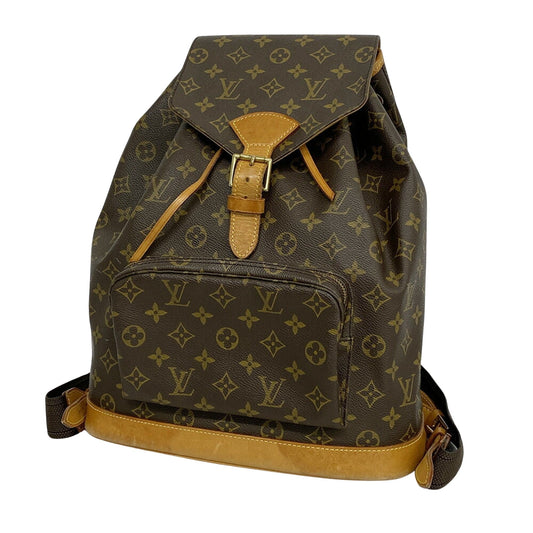 Louis Vuitton Montsouris  Canvas Backpack Bag ()
