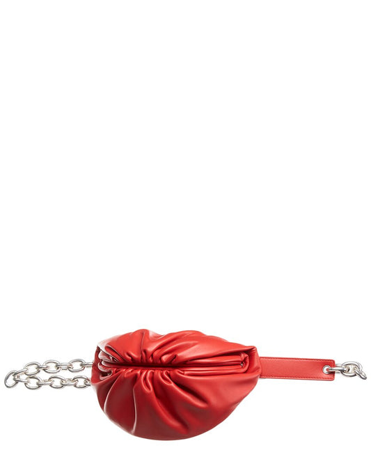 Luxury Bottega Veneta The Belt Chain Leather Pouch