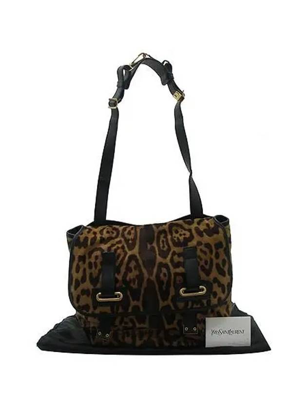 Luxury Saint Laurent YSL mouth shoulder bag