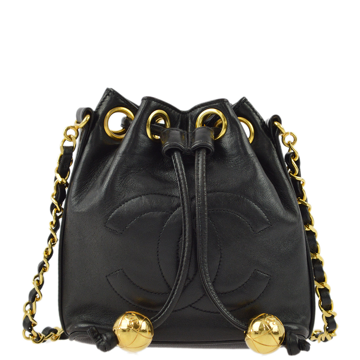 Chanel 1994-1996 Lambskin Bucket Bag