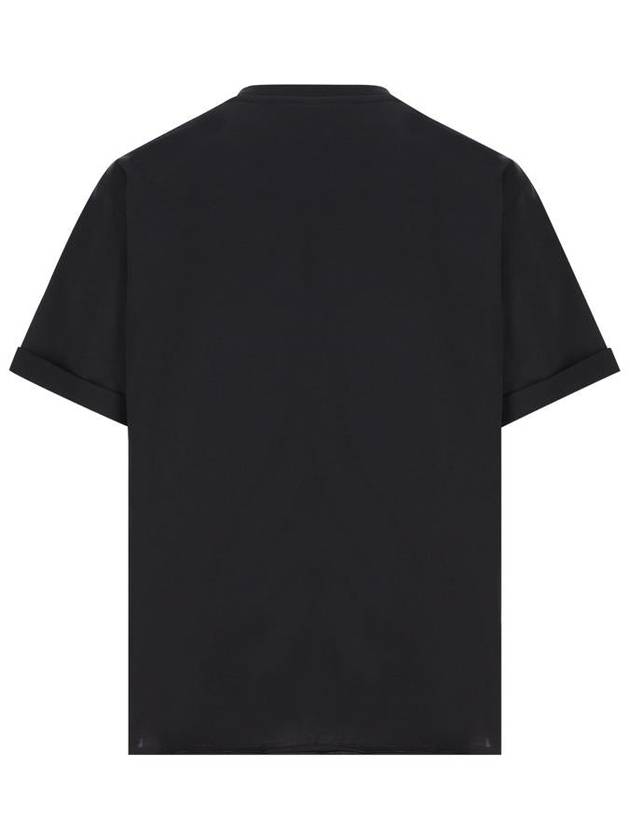 Luxury Saint Laurent Rive Gauche Short Sleeve T-Shirt Black