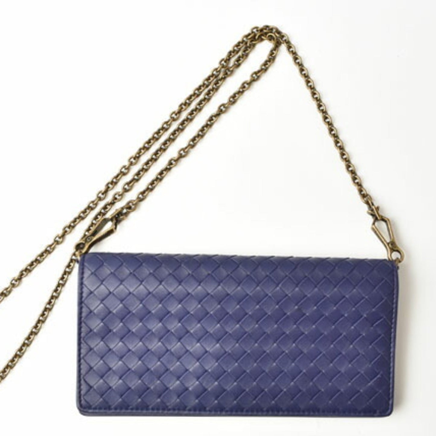 Luxury Bottega Veneta blue  Chain/Shoulder Wallet ()