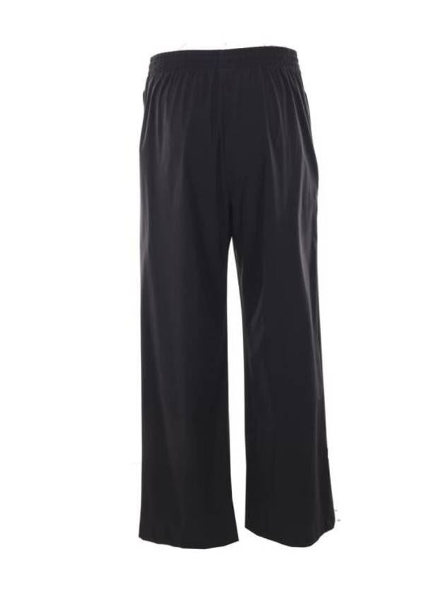 Luxury Balenciaga Logo Print Track Pants Black