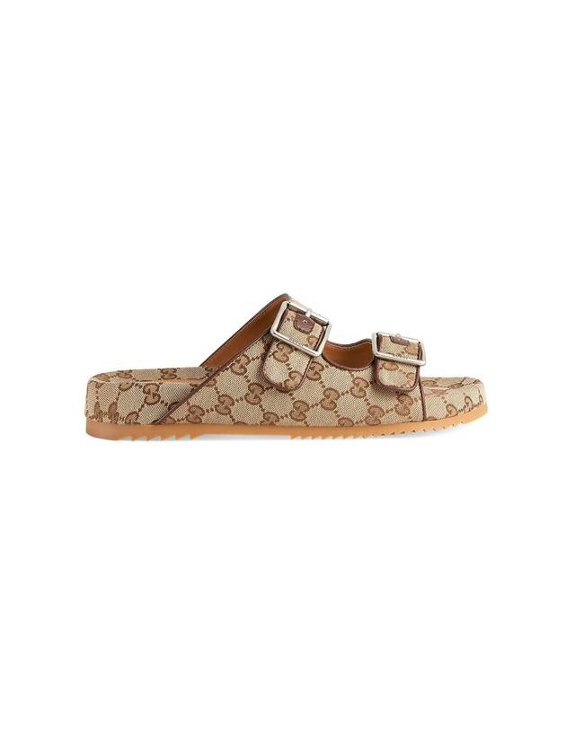 Luxury Gucci Trending 2025 Men's Strap Slide Sandals Beige