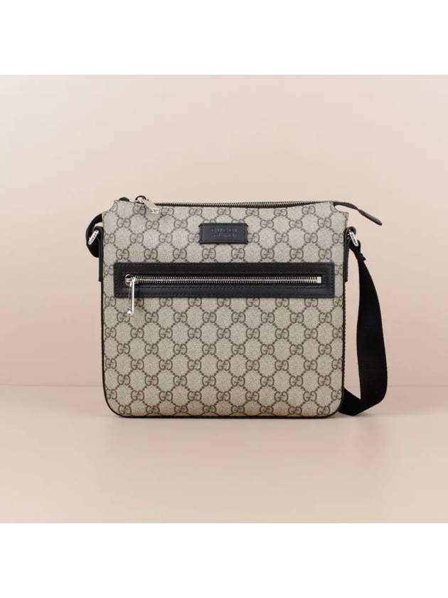 Luxury Gucci Trending 2025 GG Supreme Canvas Small Cross Bag Beige Brown