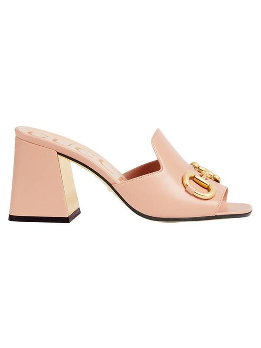 Luxury Gucci Trending 2025 Women's Horsebit Slide Sandals Pink