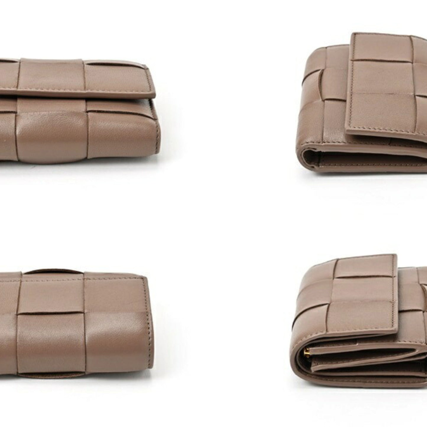 Luxury Bottega Veneta Leather Wallet (Tri-Fold) ()