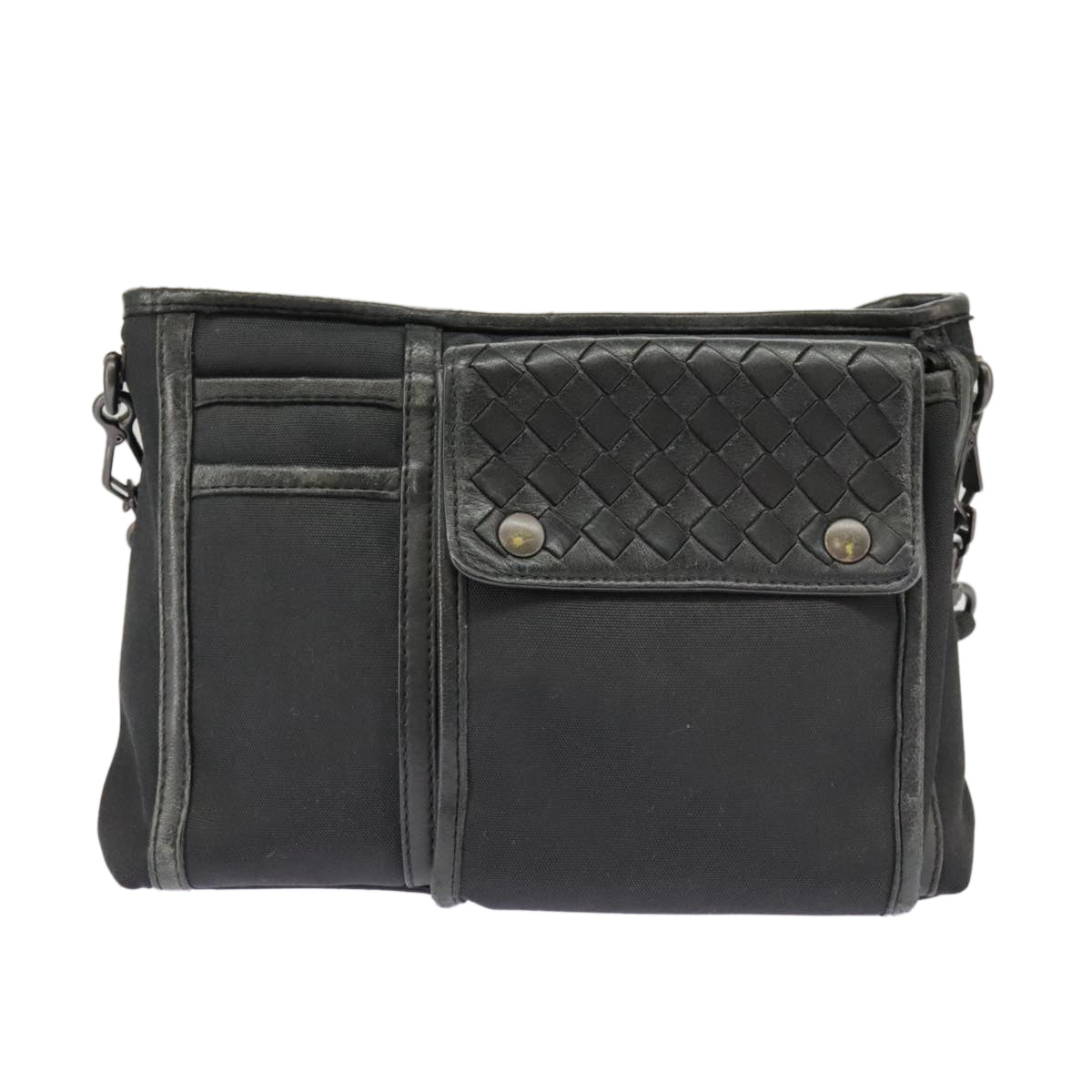 Luxury Bottega Veneta Intrecciato  Canvas Shoulder Bag ()