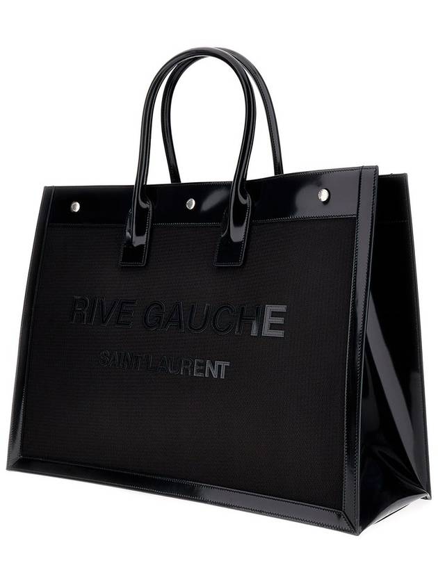 Luxury Saint Laurent 23 ss Rib GAUCHE Medium Tote Bag 742681FABXI1000 B0040477439