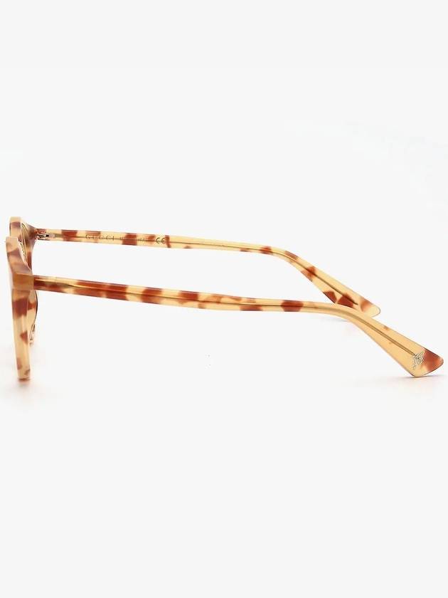 Luxury Gucci Trending 2025 Eyewear Round Horn-Rimmed Eyeglasses Yellow