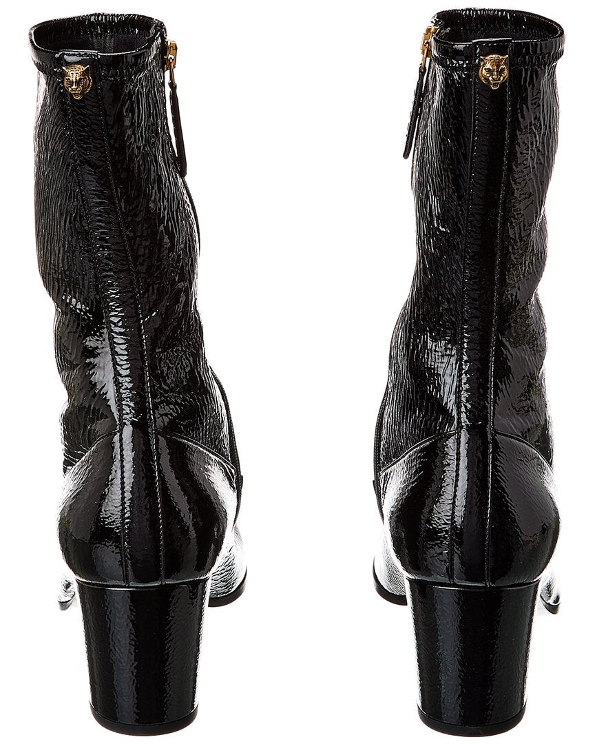 Luxury Gucci Trending 2025 Patent Boot ( )