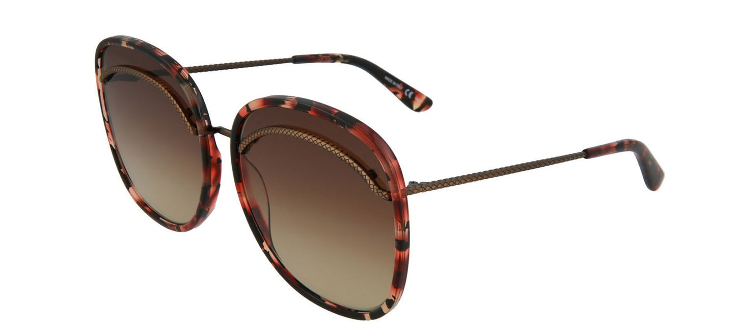 Luxury Bottega Veneta BV0138S-30001682002 Round/Oval Sunglasses