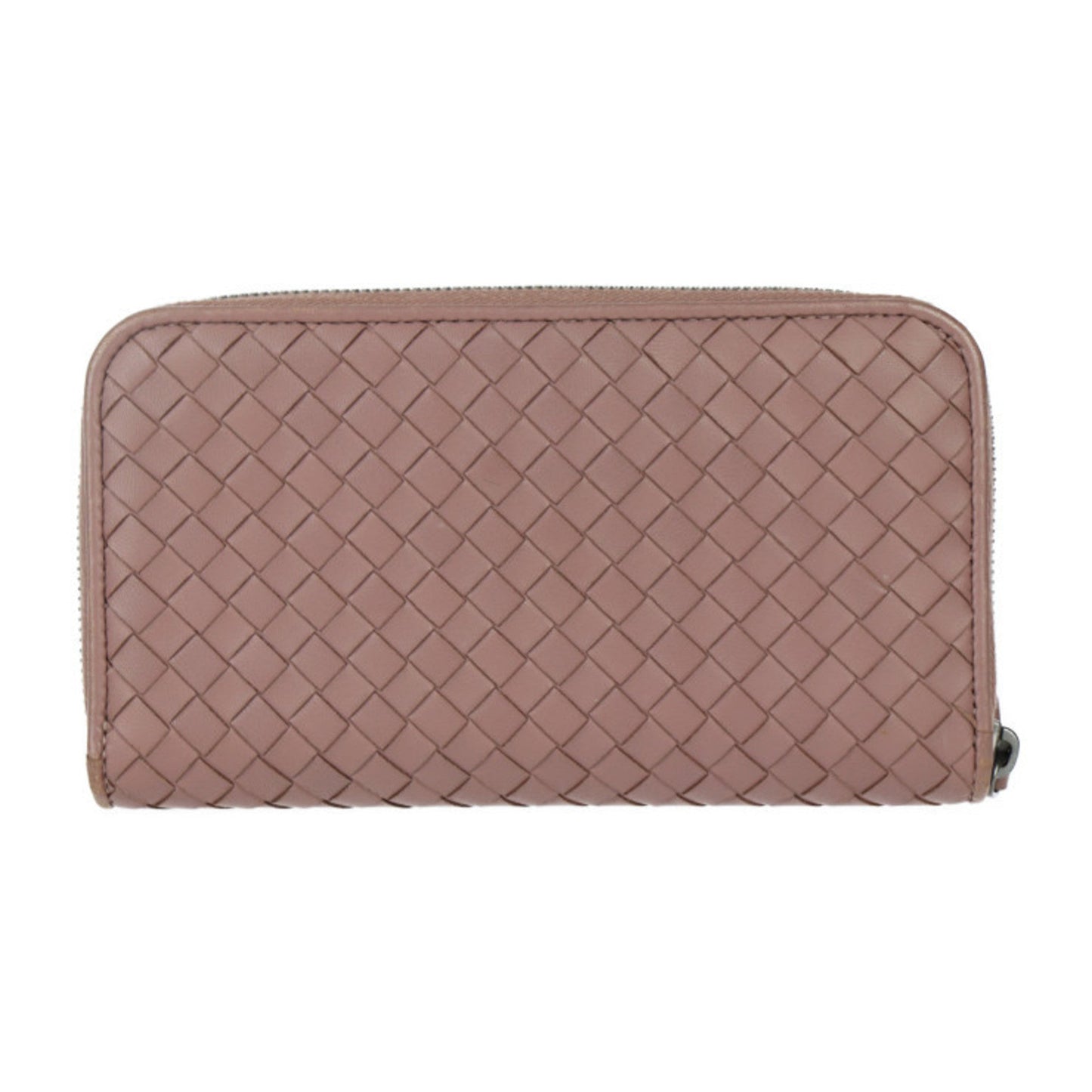 Luxury Bottega Veneta   pink  Leather Long Wallet (Bi-Fold) ()