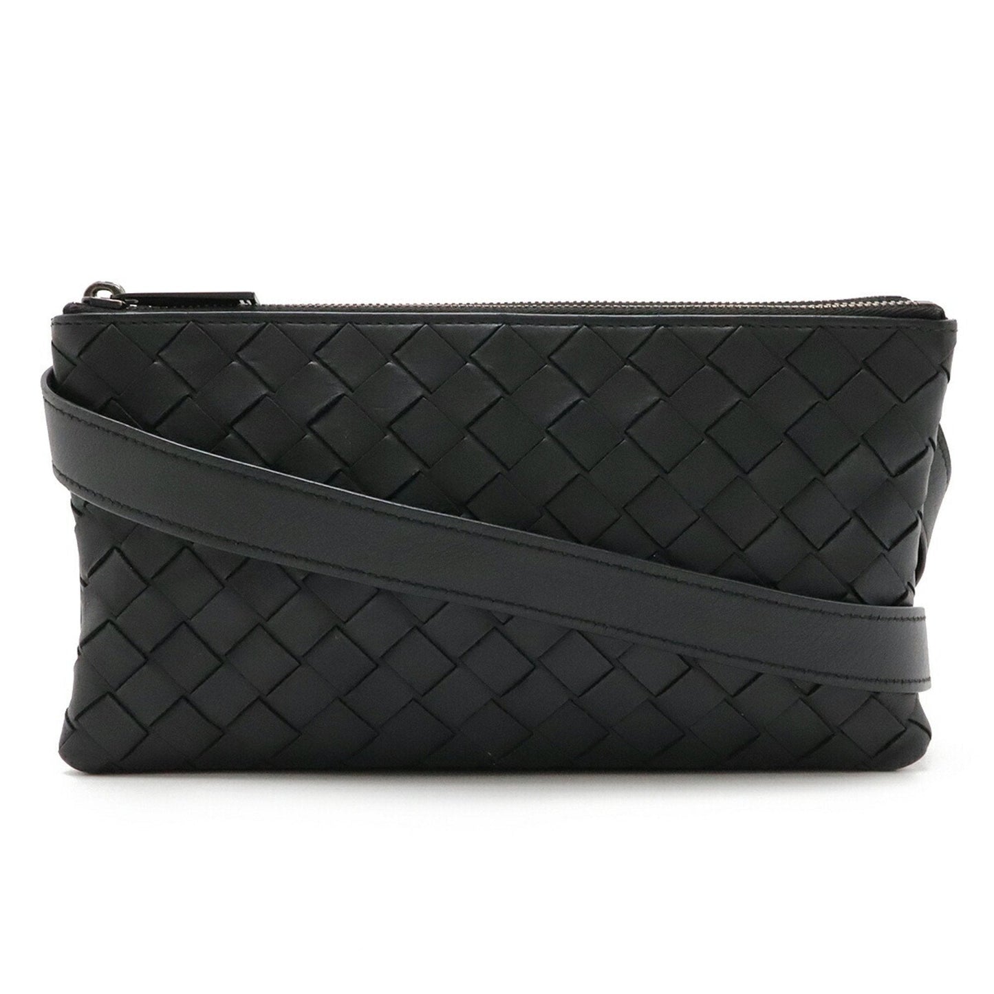 Luxury Bottega Veneta  Leather Pochette Shoulder Bag ()